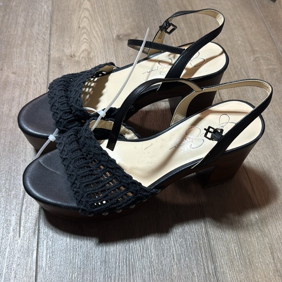 NEW! Jessica Simpson Black Timia Platfrom Clog - Size 9.5 - Picture 7 of 13